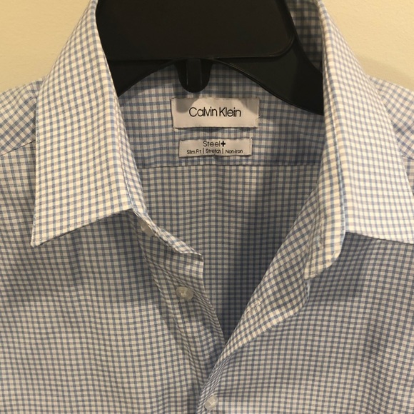 Men’s Calvin Klein Slim Fit Dress Shirt - Picture 4 of 7